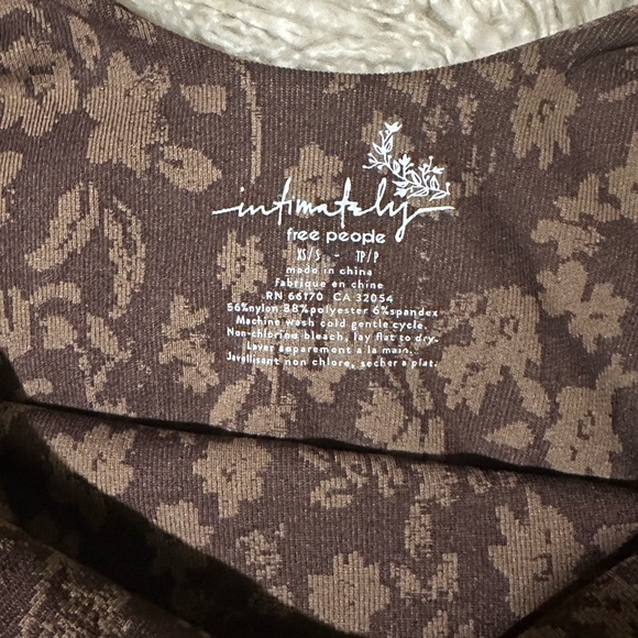 NWT! Free People Intimately Printed Clean Lines Bodysuit - Picture 8 of 9